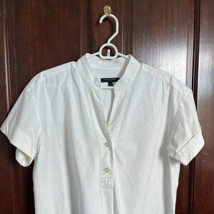 Banana Republic White Poplin blouse - Women's Size M